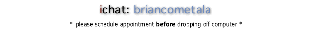 ichat/instant message brian