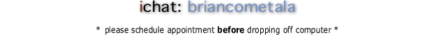 ichat/instant message brian